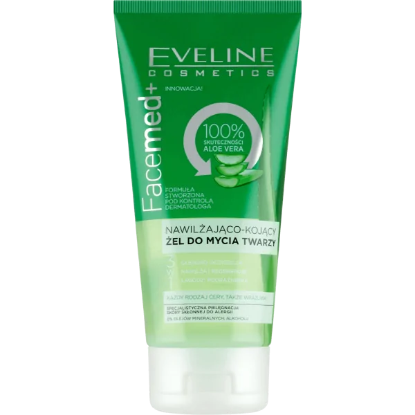 EVELINE COSMETICS Facemed+ moisturizing and soothing face wash gel, 150 ml