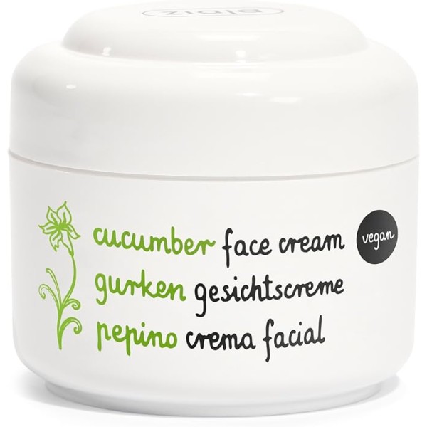 Ziaja cucumber face cream...
